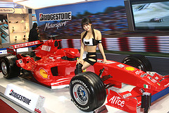 F1 Ferrari Babe