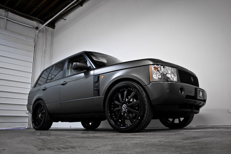 Black Truck Wheels on Project Militar Range Rover By Sr Auto   Car Tuning Central